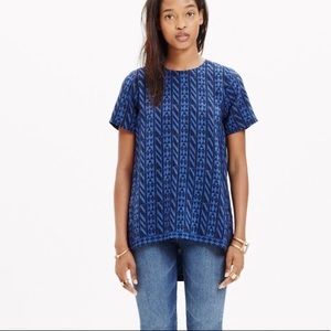 Madewell Silk Tailored Tee